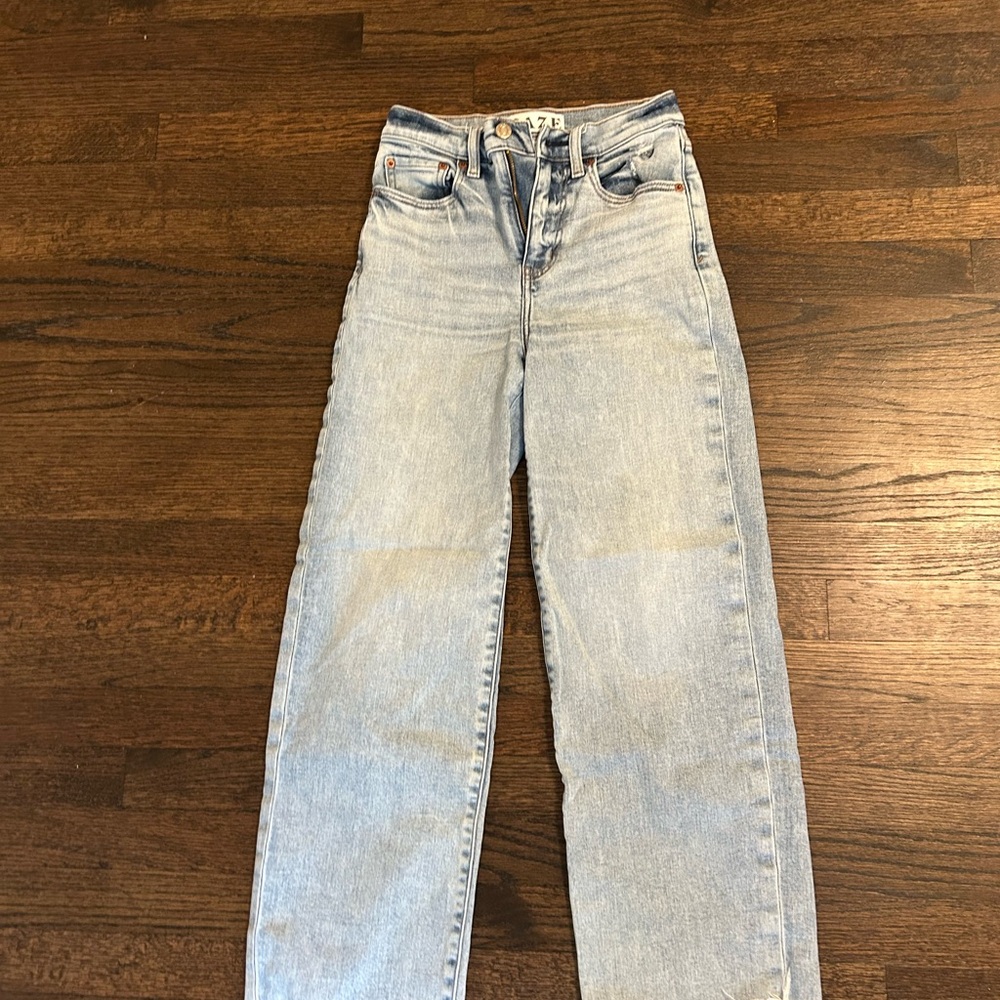 Light Blue Straight Leg Women's Jeans
